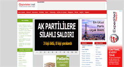 Desktop Screenshot of gazeteler.net