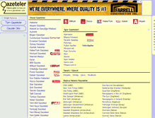 Tablet Screenshot of gazeteler.com